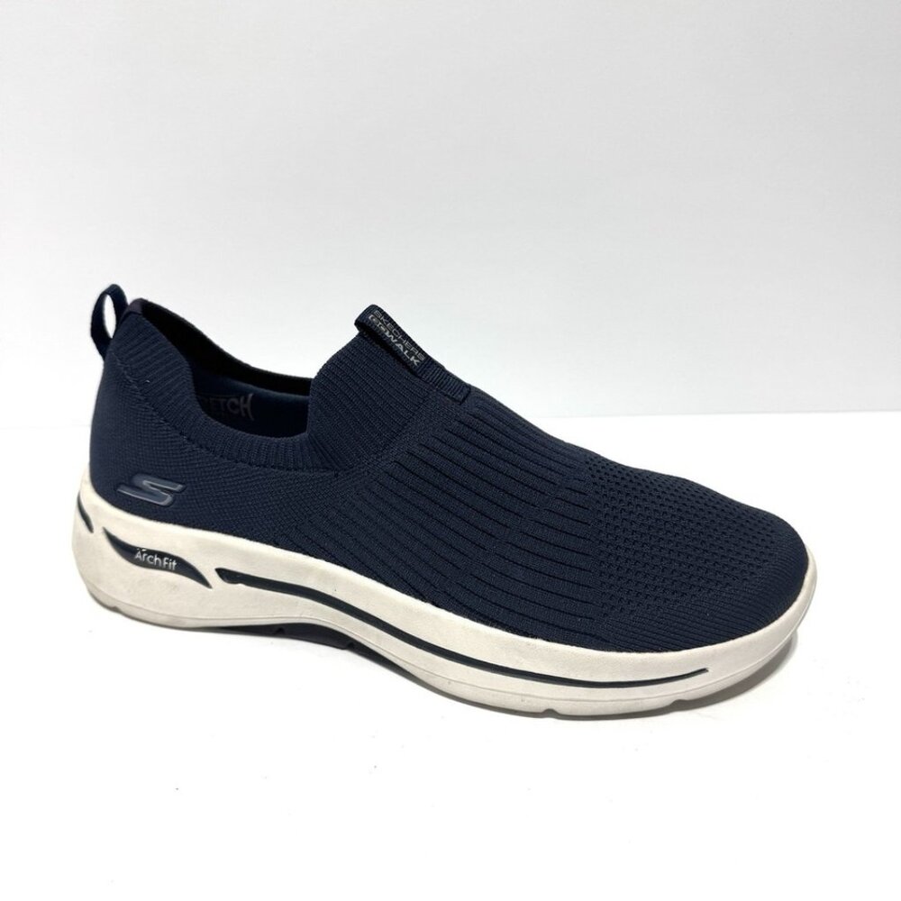Skechers Womens GOwalk Arch Fit Sneakers Navy Size 9.5 M